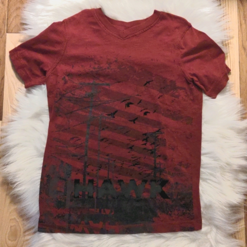 ♥️5/$20 Boys Skateboarding Vneck Reversible TShirt